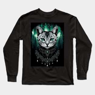 Victorian Silver Bengal Long Sleeve T-Shirt